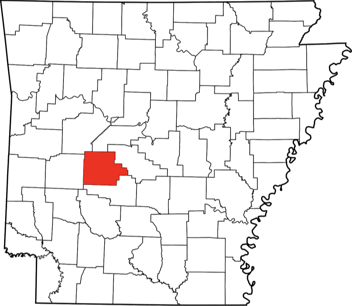 A picture of Garland County in Arkansas