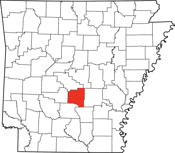 An image showing Grant County in Arkansas