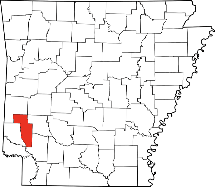 An image showing Howard County in Arkansas