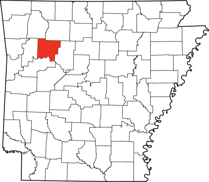 A photo highlighting Johnson County in Arkansas