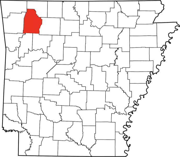 A photo highlighting Madison County in Arkansas