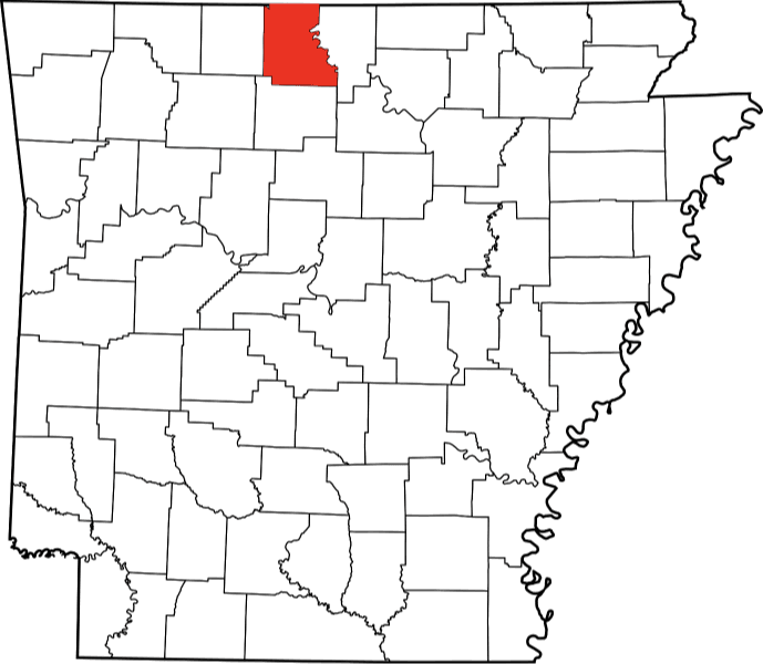 An image displaying Marion County in Arkansas