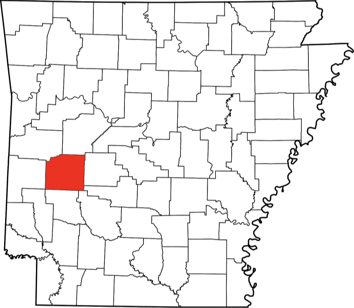 An image displaying Montgomery County in Arkansas