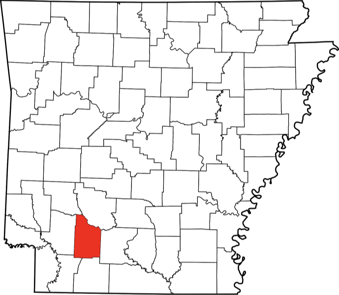 A picture of Nevada County in Arkansas.