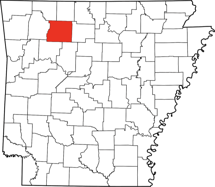 An image showing Newton County in Arkansas