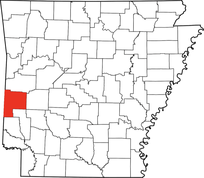 An image displaying Polk County in Arkansas