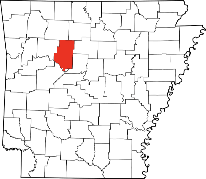 A picture of Pope County in Arkansas