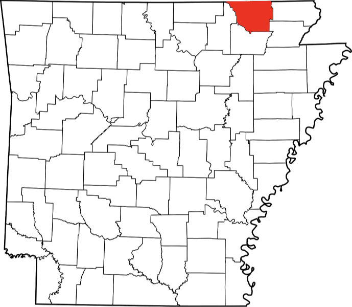 An image displaying Randolph County in Arkansas