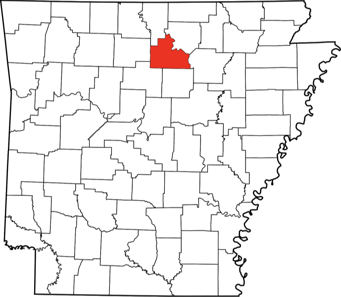An image displaying Stone County in Arkansas