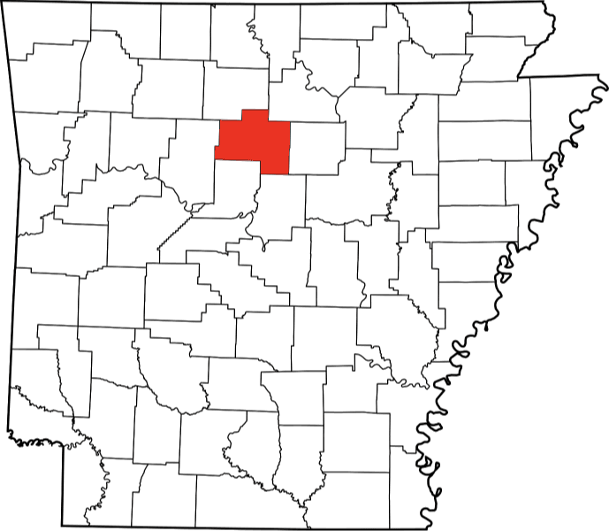 An image showing Van Buren County in Arkansas