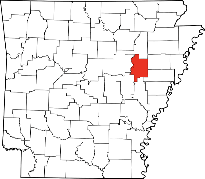 A picture of Woodruff County in Arkansas