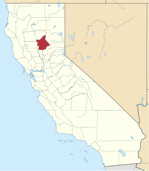 A photo highlighting Butte County in California
