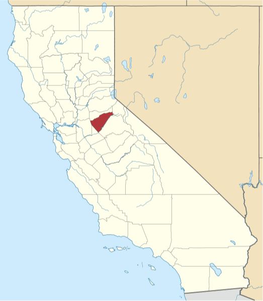 An image displaying Calaveras County in California