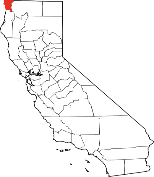 A photo highlighting Del Norte County in California