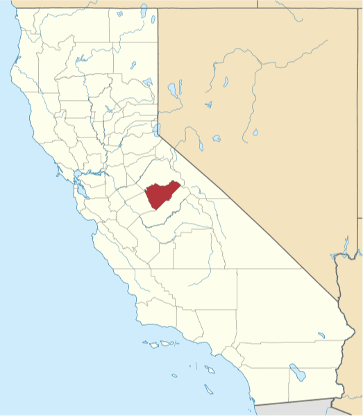 A picture of Mariposa County in California