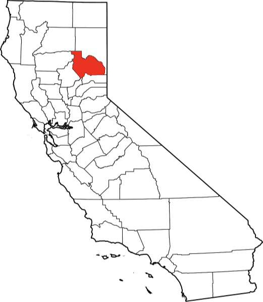 A photo highlighting Plumas County in California