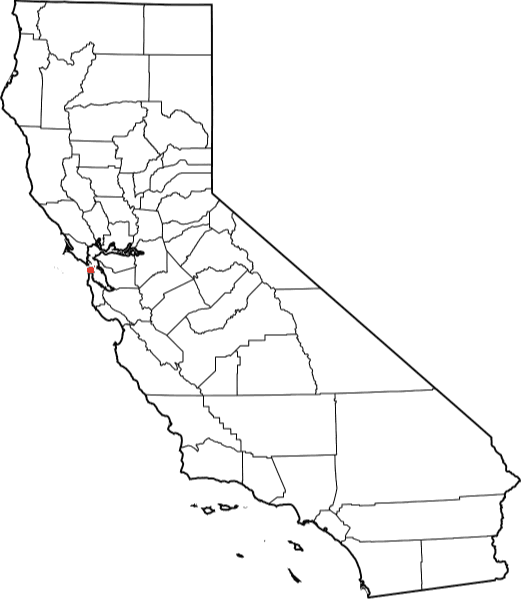 A picture of San Francisco County in California
