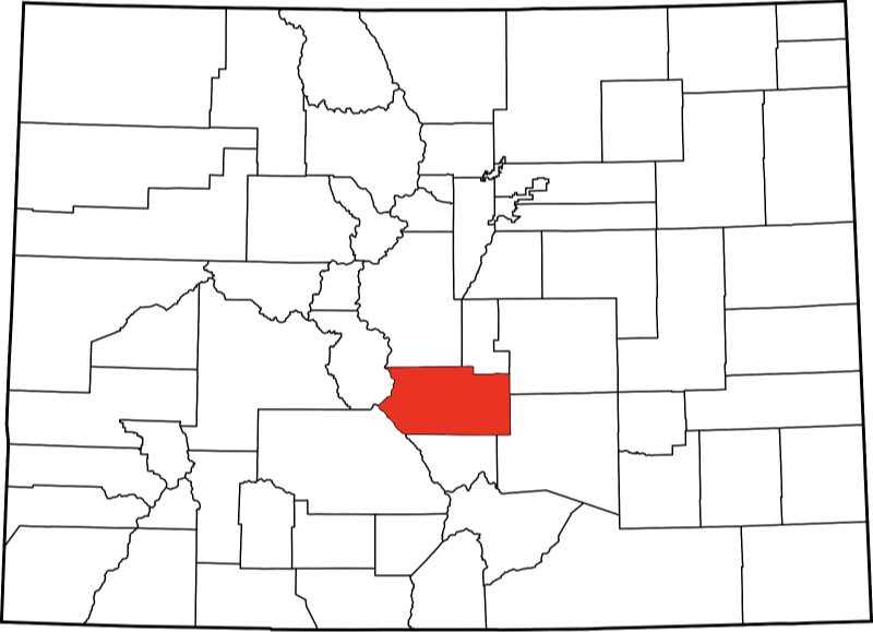 An image showing Fremont County in Colorado