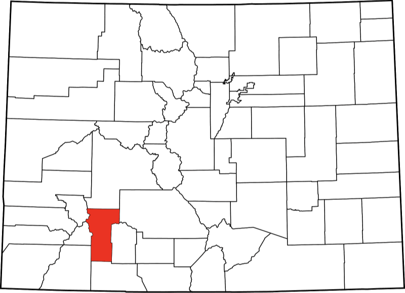 A picture of Hinsdale County in Colorado
