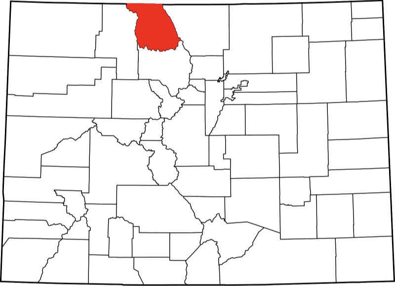 A photo displaying Jackson County in Colorado.