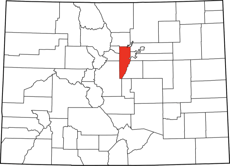 An image showing Jefferson County in Colorado