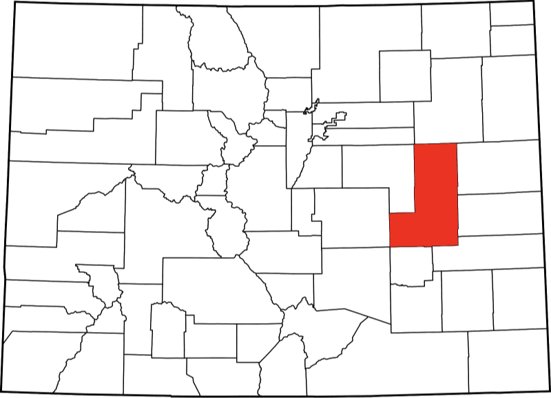 A photo displaying Lincoln County in Colorado