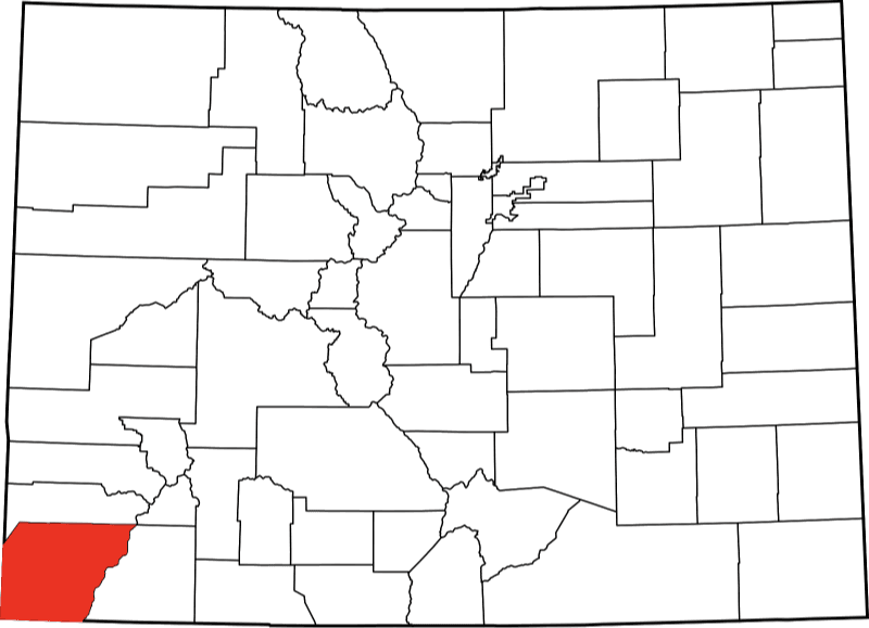 An image showing Montezuma County in Colorado