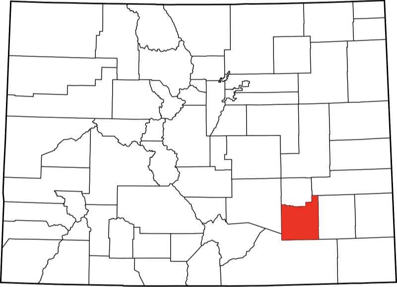 A photo displaying Otero County in Colorado