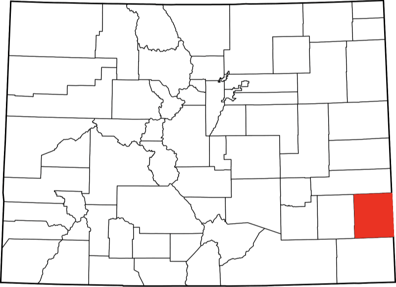 An image showing Prowers County in Colorado