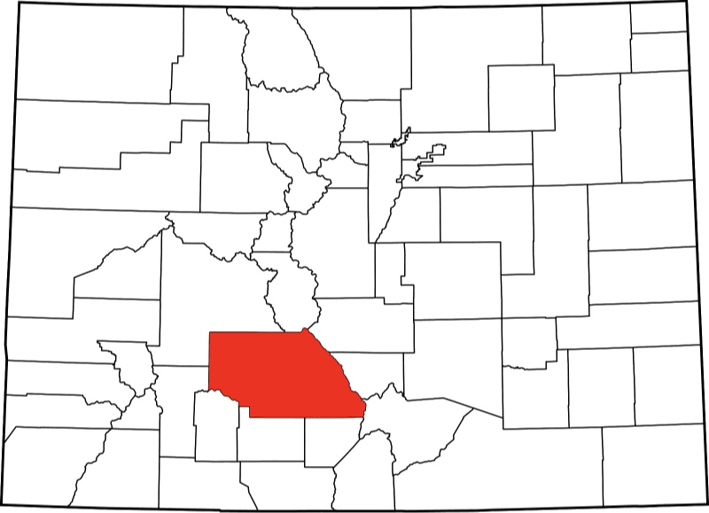A picture of Saguache County in Colorado