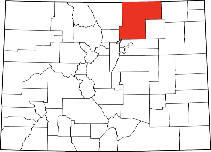 An image showing Weld County in Colorado