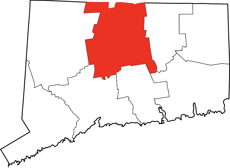 A photo displaying Hartford County in Connecticut