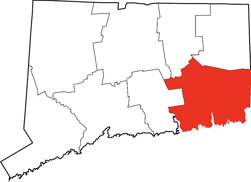 A photo displaying New London County in Connecticut