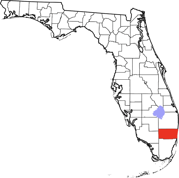 A photo displaying Broward County in Florida