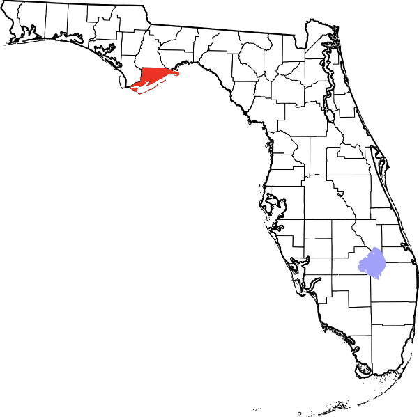 A photo displaying Franklin County in Florida