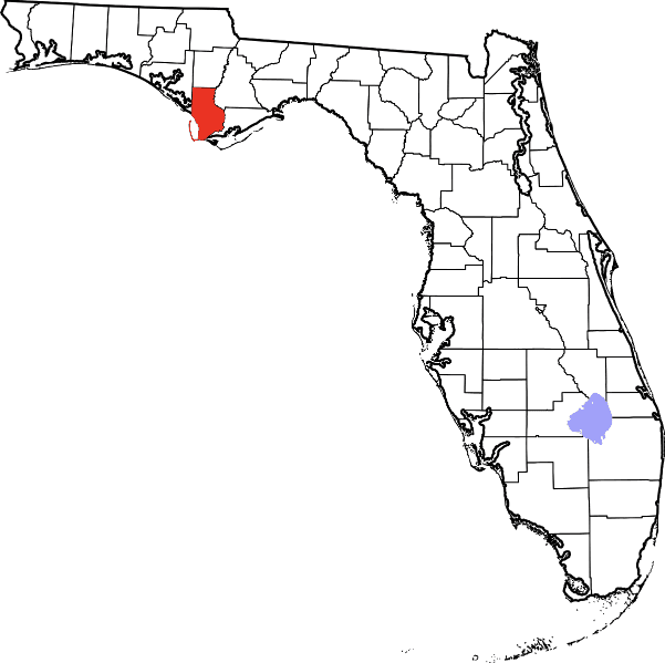 A photo displaying Gulf County in Florida