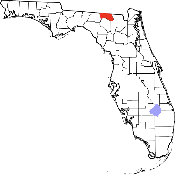 An image showing Hamilton County in Florida