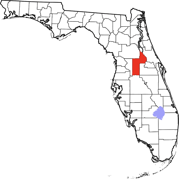 A photo displaying Lake County in Florida