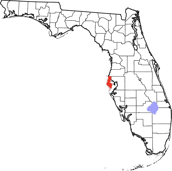A picture of Pinellas County in Florida