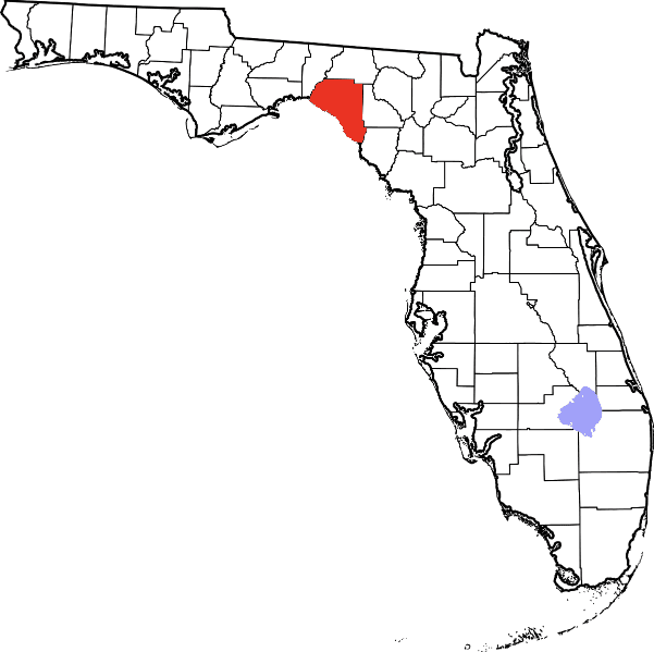 A photo displaying Taylor County in Florida