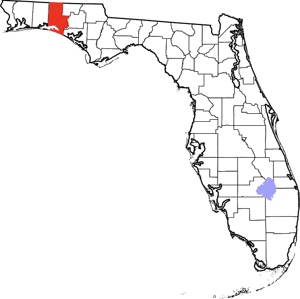 A photo displaying Walton County in Florida