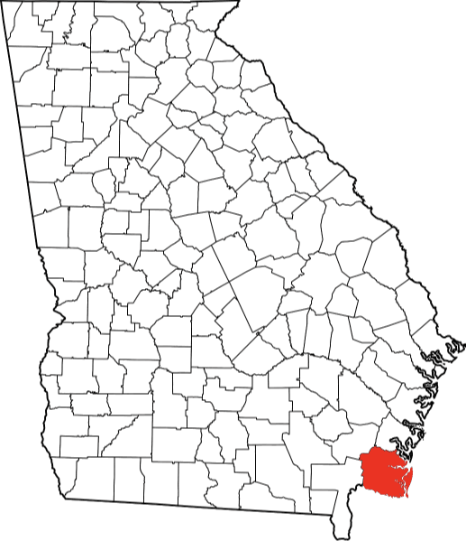 A photo displaying Camden County in Georgia