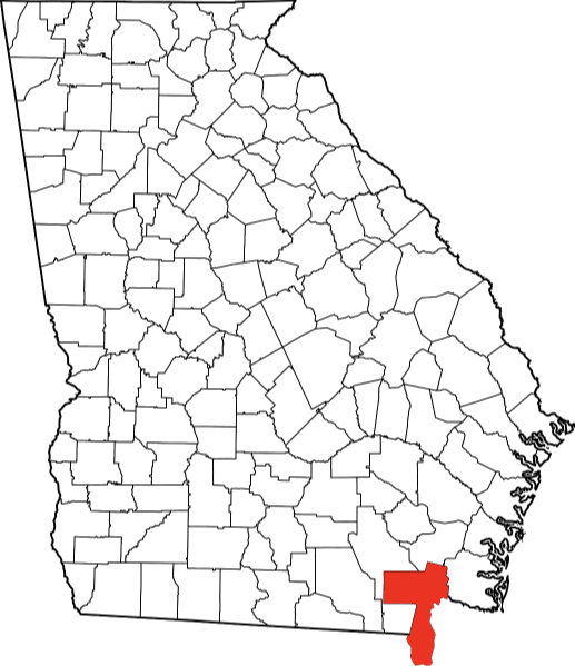 A photo displaying Charlton County in Georgia