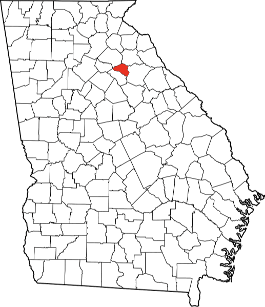 An image showing Clarke County in Georgia