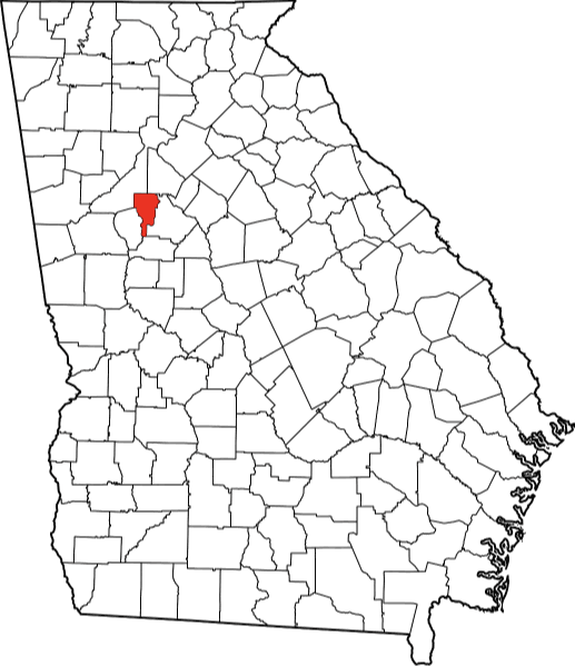 An image highlighting Clayton County in Georgia