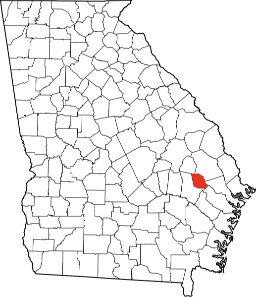 A picture of Evans County in Georgia