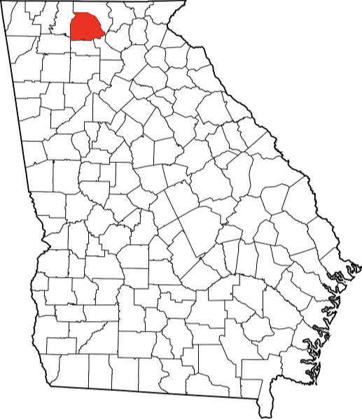 An image showing Gilmer County in Georgia