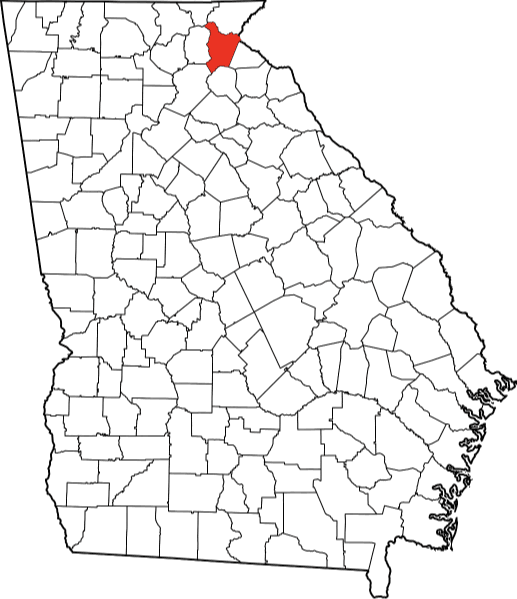 A photo displaying Habersham County in Georgia