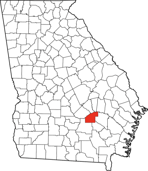 A photo displaying Jeff Davis County in Georgia