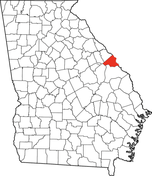 An image showing Richmond County in Georgia
